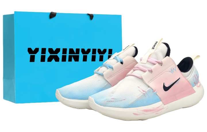 Nike Nike E Series AD Slip Resistant Abrasion Resistant Low top Casual Shoes Unisex Blue Pink