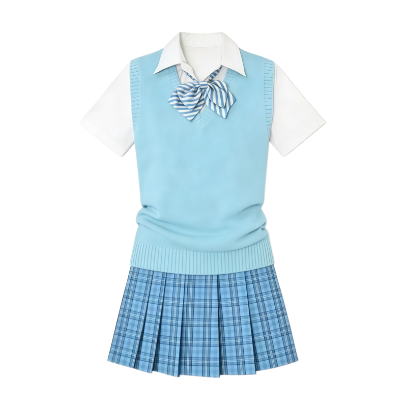 Dear Zhazha Two Piece Skirt Sets Women's V Neck Thin Short