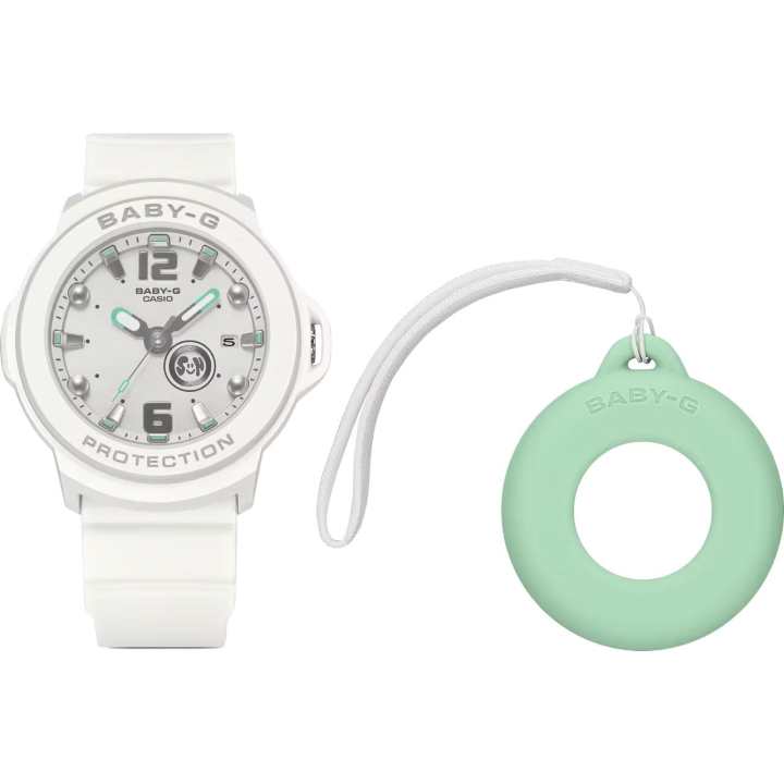 CASIO CASIO BGA 15K Quartz Movement Resin Strap Watch Women's Watch Silver Dial