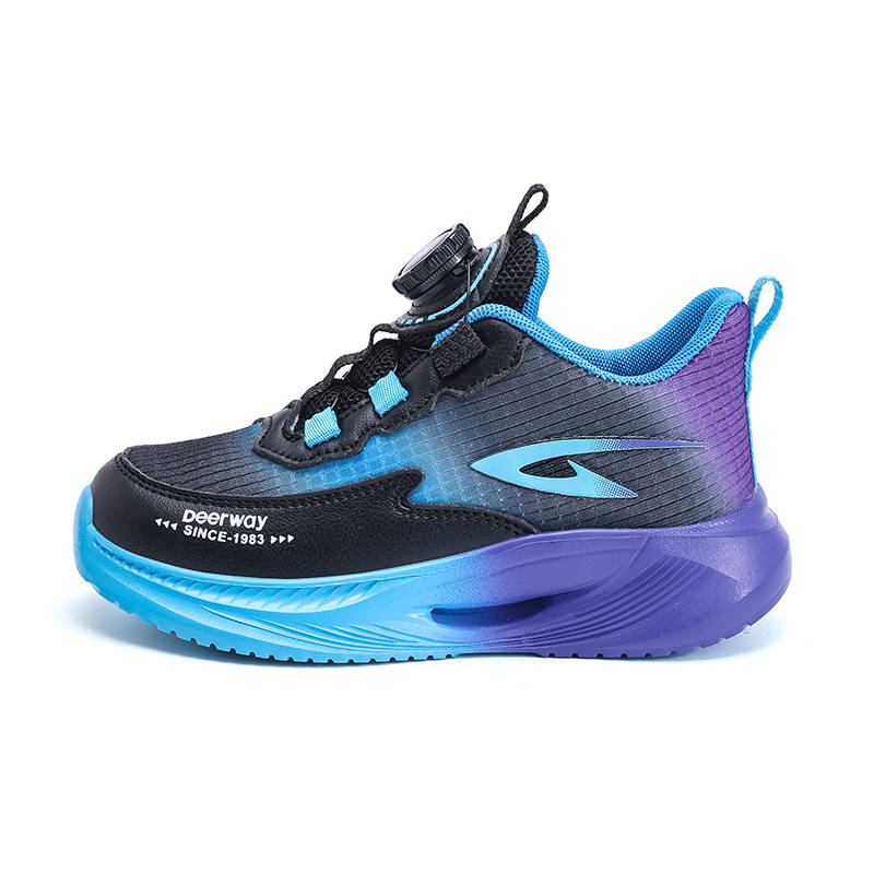 DEERWAY Support Abrasion Resistant Lightweight Cushioning Breathable Slip Resistant Kids' Running Shoes