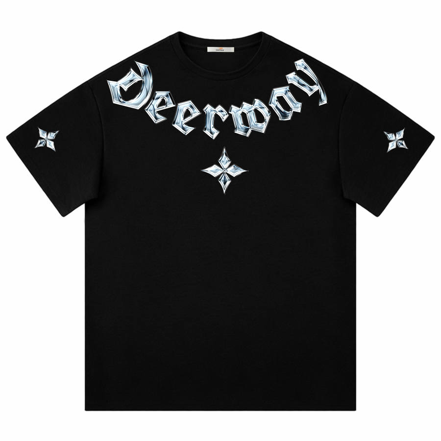 DEERWAY T Shirts Unisex Crew Neck Moderate Straight Fit