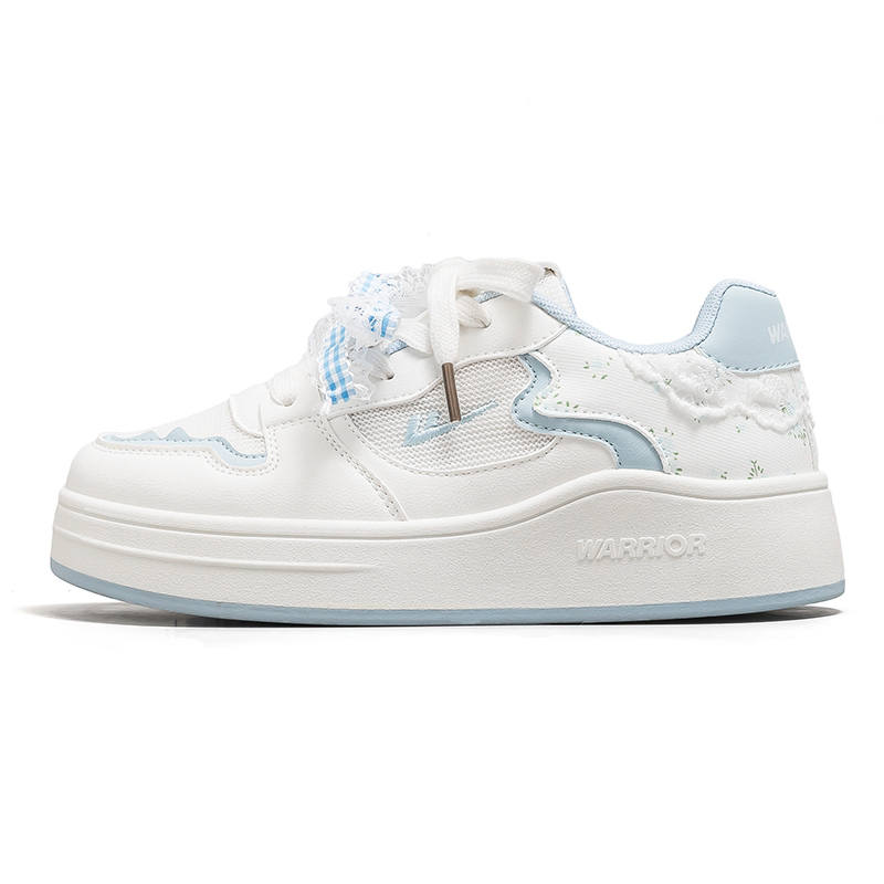Warrior Height Increasing, Abrasion Resistant, Lightweight, And Breathable Low top Skateboard Shoes Women's