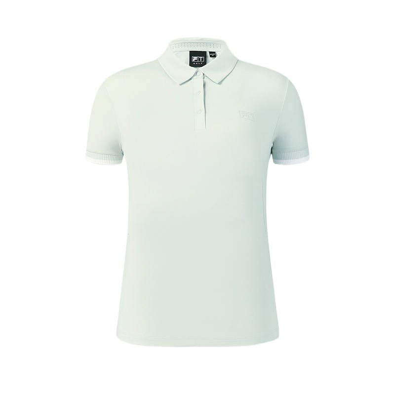 FILA Golf Clothing Women's Haze Gray Polo Collar Moderate