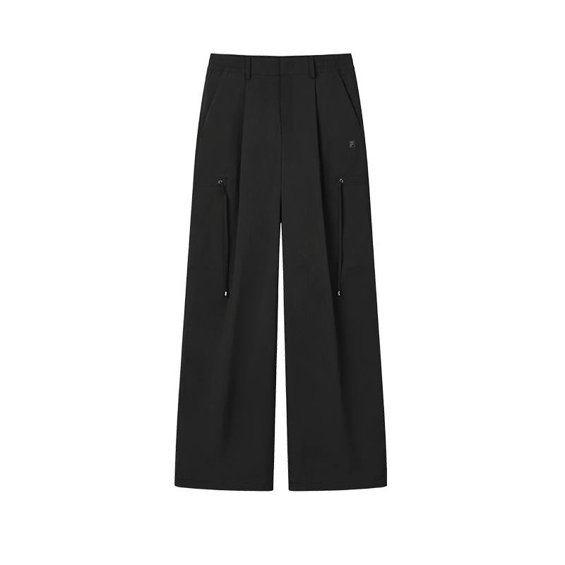 FILA WHITE Casual Pants Women's Jet Black