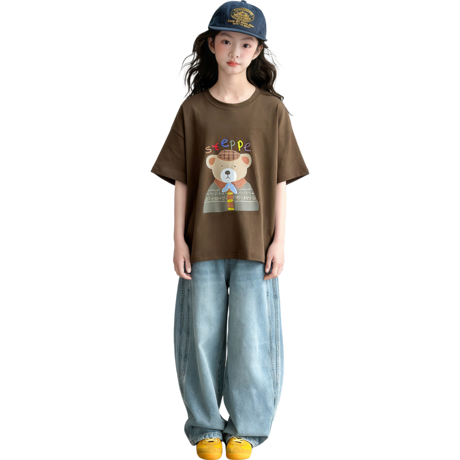 Lanza Girls' Set Summer Style Middle School Kids'