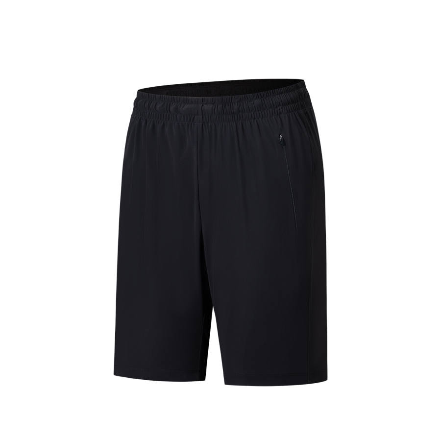 ANTA Anta Champion Honor Summer Knitted Shorts Men's Basic Black