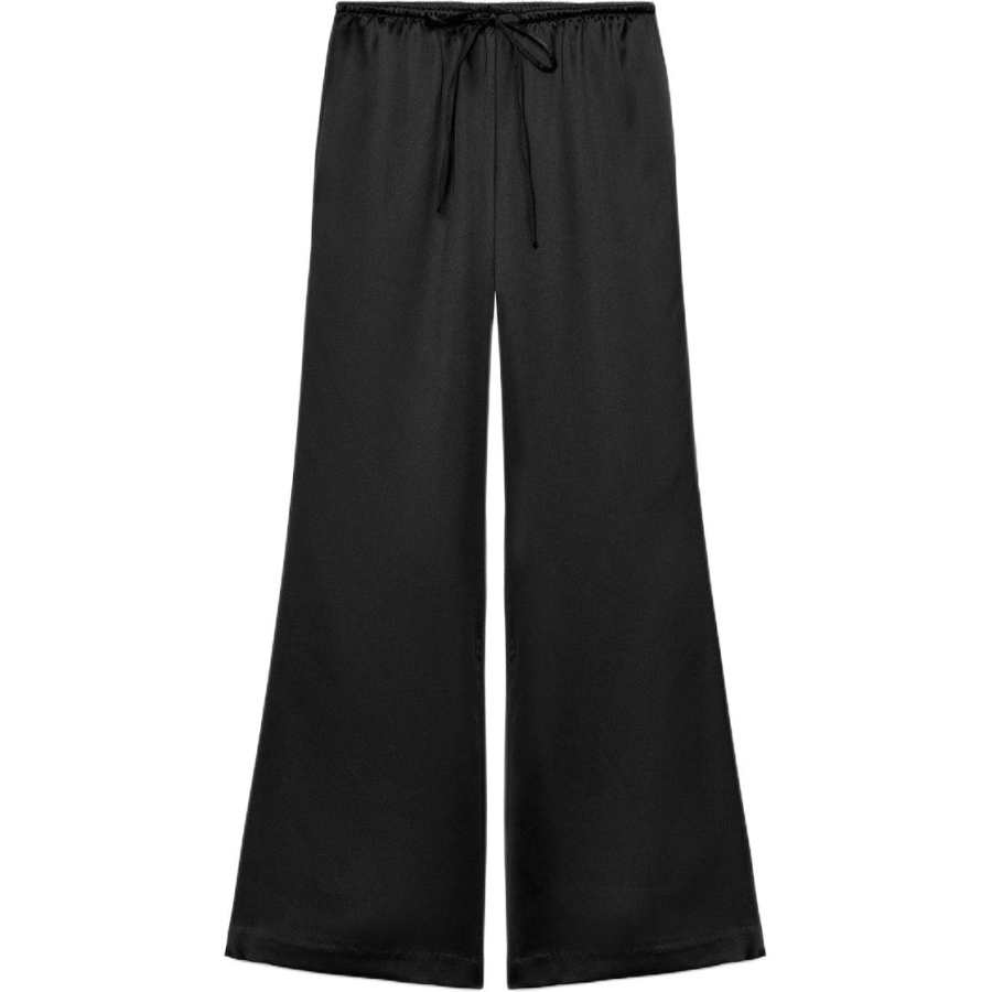 ZARA Casual Pants Women's Black Moderate Wide Leg Pants
