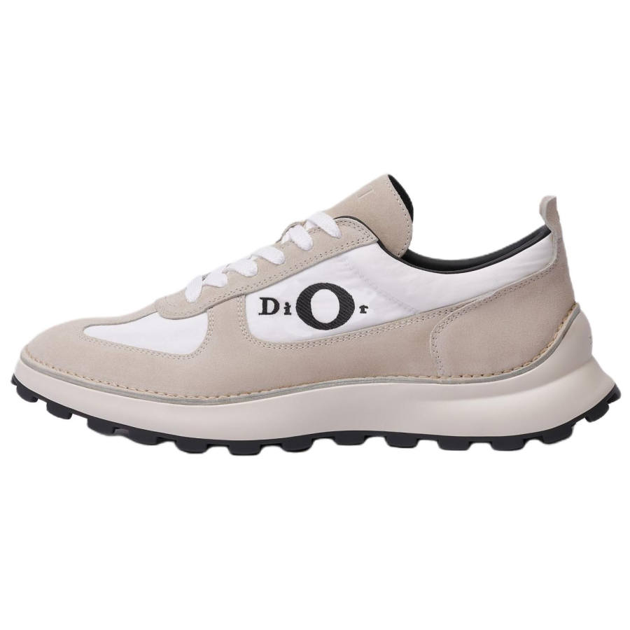 DIOR Squash Low top Casual Shoes Men's Cream White