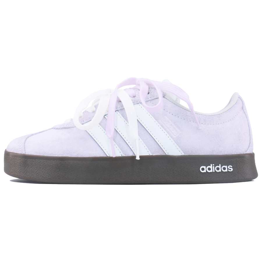 Adidas Adidas VL COURT 2.0 Lifestyle Abrasion Resistant Low top Skateboard Shoes Unisex Lavender
