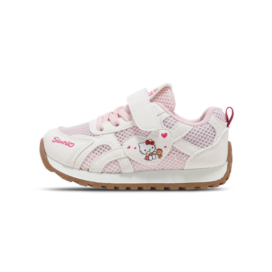 Sanrio x Hello Kitty Synthetic Leather Anti Kick Cushioning Abrasion Resistant Breathable Low top Casual Shoes Kids'