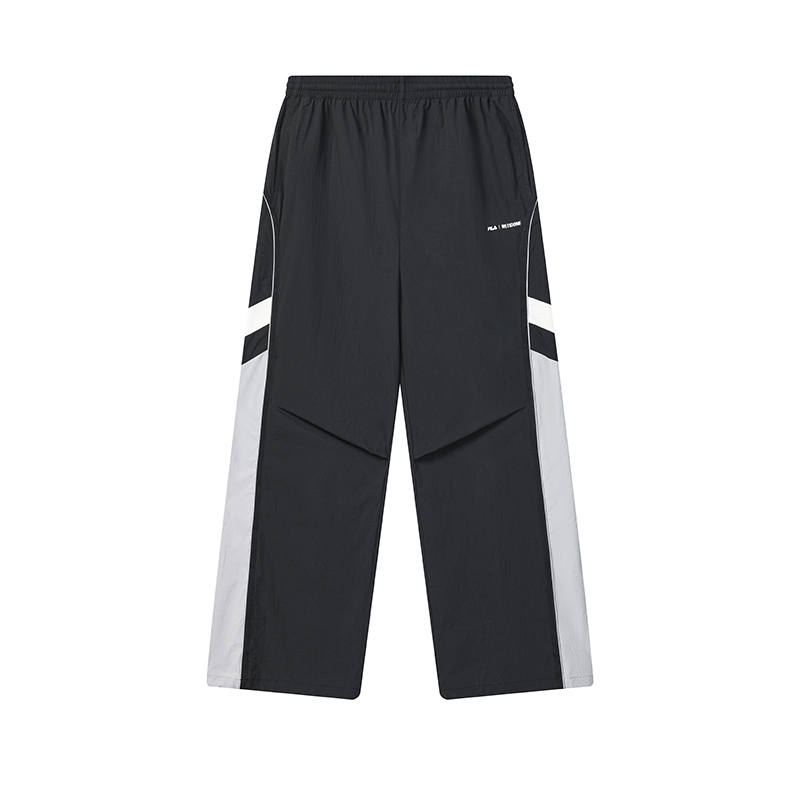 FILA Casual Pants Unisex Blue Ink Black Moderate Straight Fit Pants