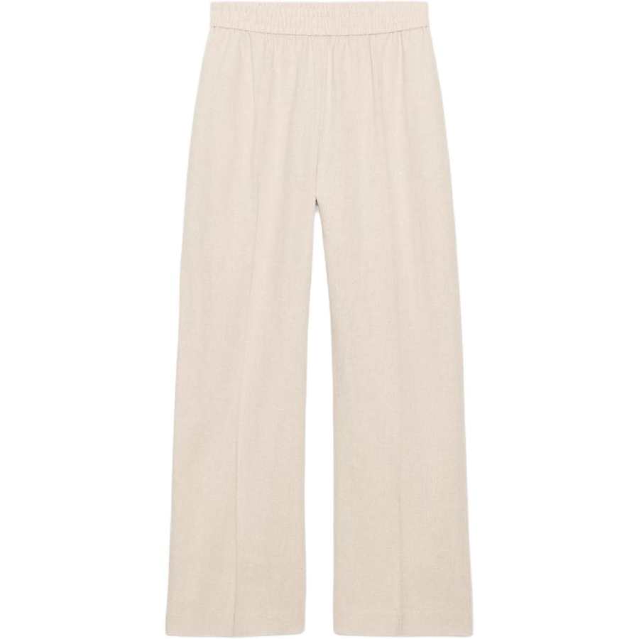 ZARA Casual Pants Women's Light Beige Moderate Straight Fit Pants
