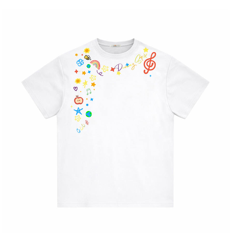 DEERWAY T Shirts Unisex Crew Neck Moderate Straight Fit
