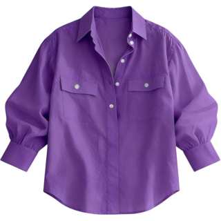 DUSHE Shirts Women's Lapel Moderate Shirt