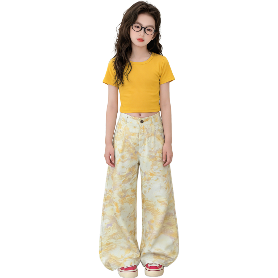 Lanza Girls' Set Summer Style Middle School Kids'