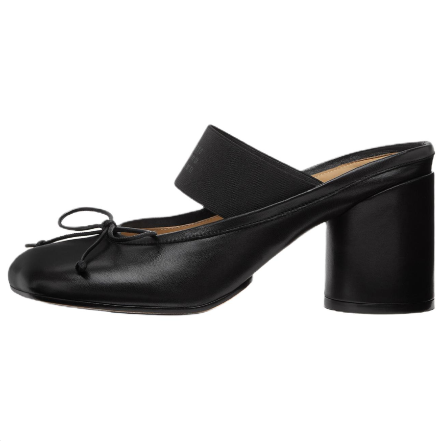 MM6 Maison Margiela 70mm logo-elastic Ballet mules Women's