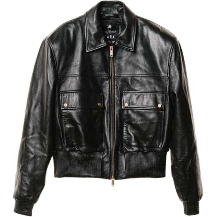 ZARA ZARA Jackets Men's Black Lapel Moderate