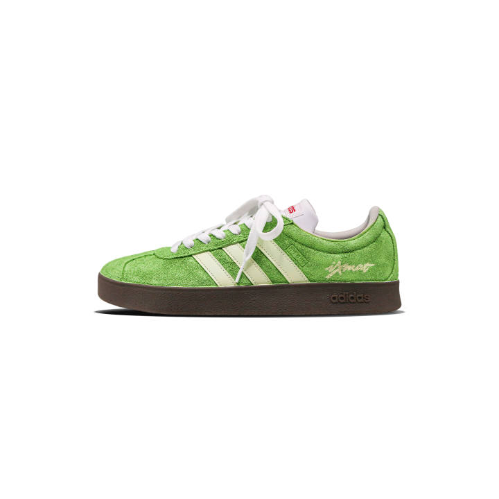 Adidas Custom Adidas Vl Court Classic Wander Blue Abrasion Resistant Low top German Army Trainers Unisex Grass Green