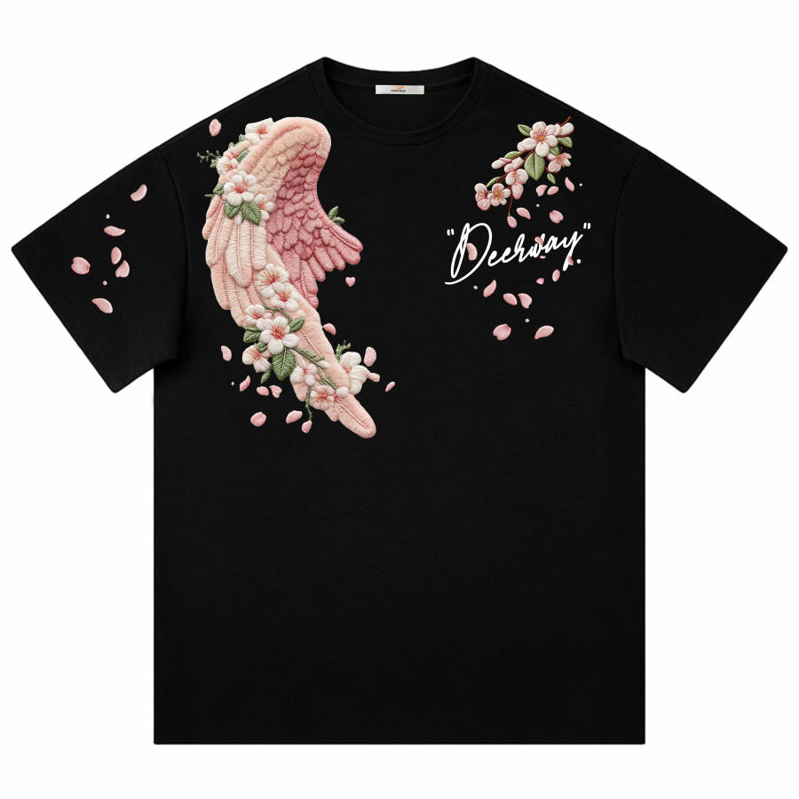 DEERWAY T Shirts Unisex Crew Neck Moderate Straight Fit