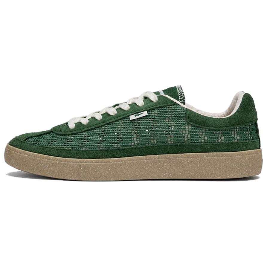 LACOSTE Low top German Army Trainers Men's Dark Green