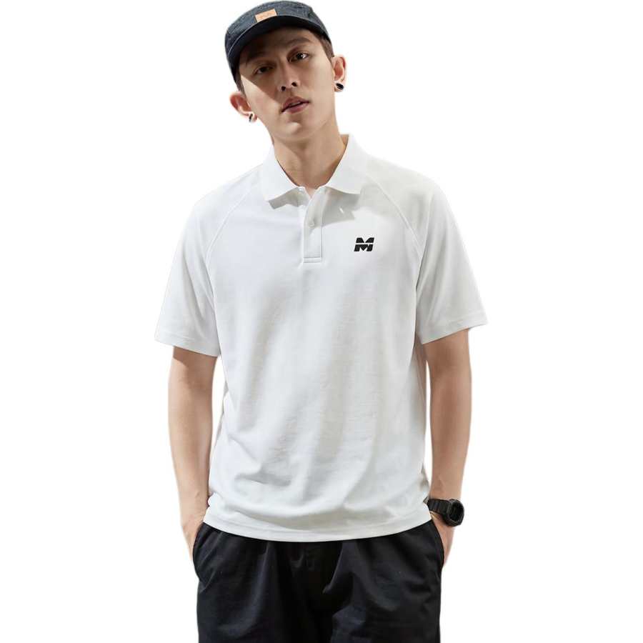 Tonlion Polo Shirts Men's Polo Collar Moderate Straight Fit
