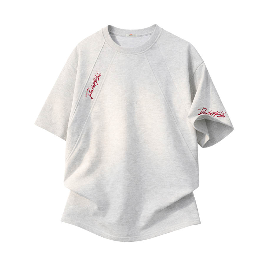 DEERWAY T Shirts Unisex Crew Neck Moderate Straight Fit