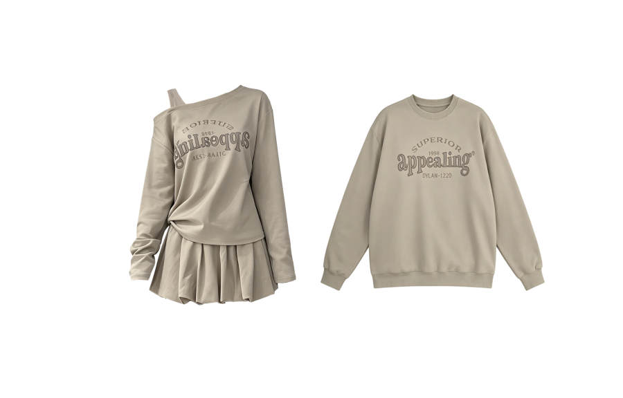 TUSHIFEI Couple Sets Women's Crew Neck Moderate Short