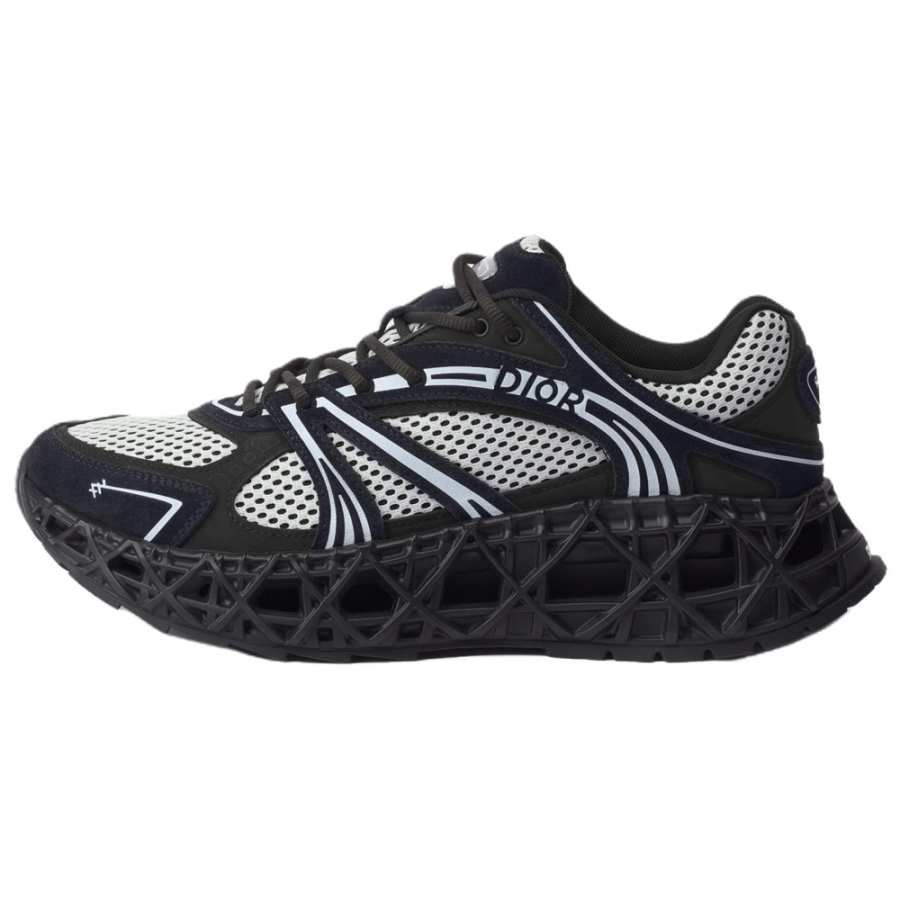 DIOR B35 NXXT Cow Leather Low top Casual Shoes Men's Black