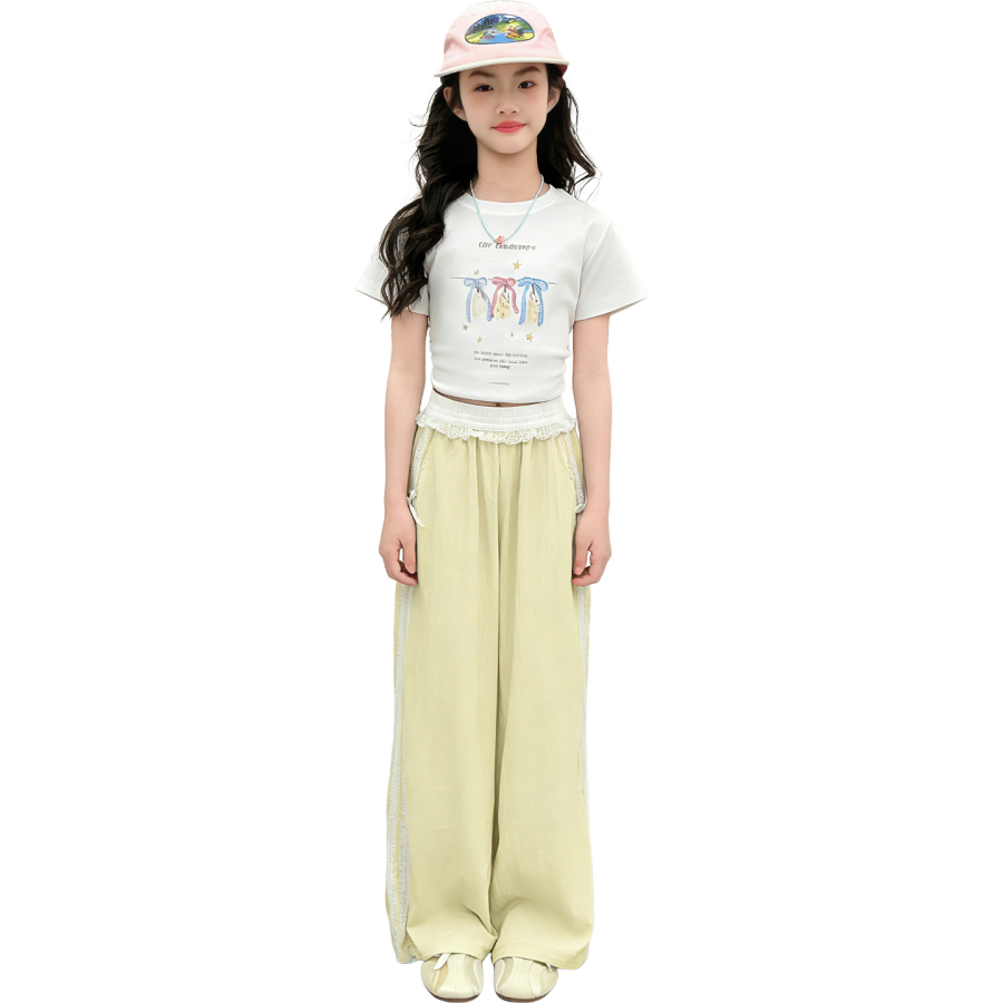 Lanza Girls' Set Summer Style Middle School Kids'