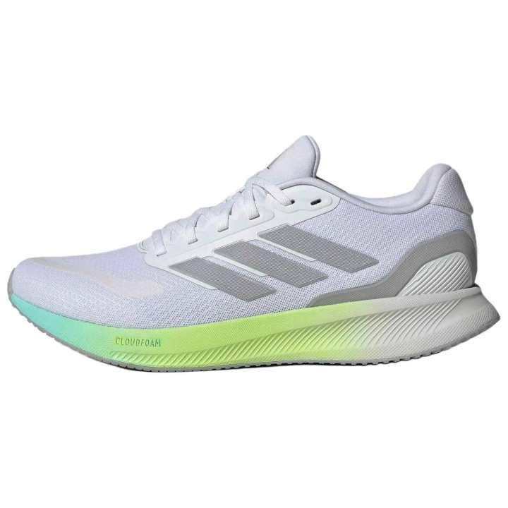 Adidas Adidas RUNFALCON 5 Abrasion Resistant Breathable Support Running Shoes Men's White