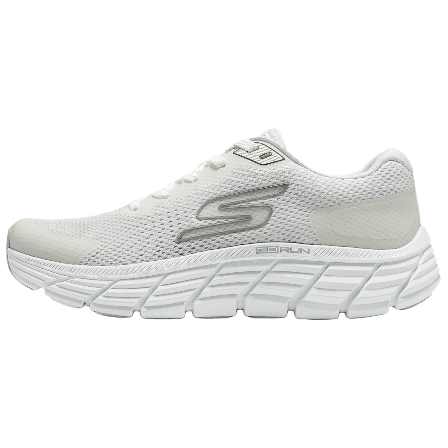 Skechers MAX FLEX Fabric Low top Running Shoes Men's White