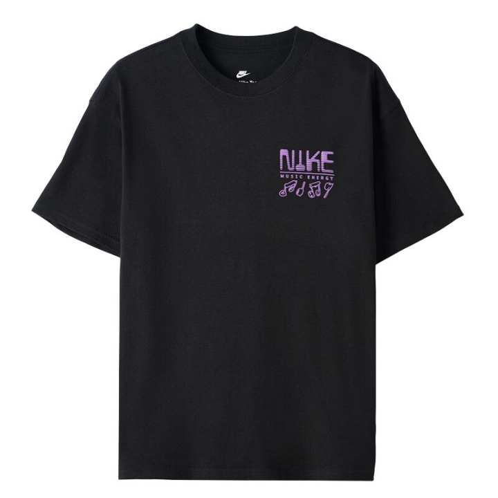 Nike Nike T Shirts Men's Black Crew Neck Moderate