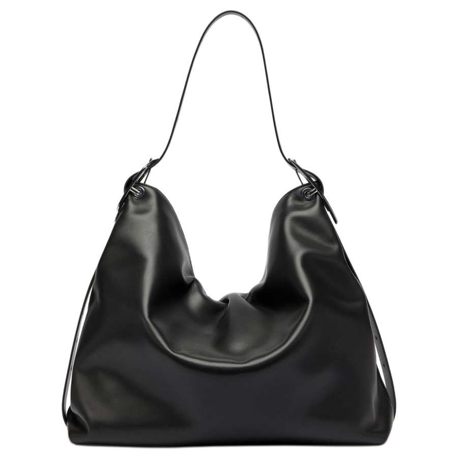 DIESEL Calfskin Shoulder Bag Women's Black