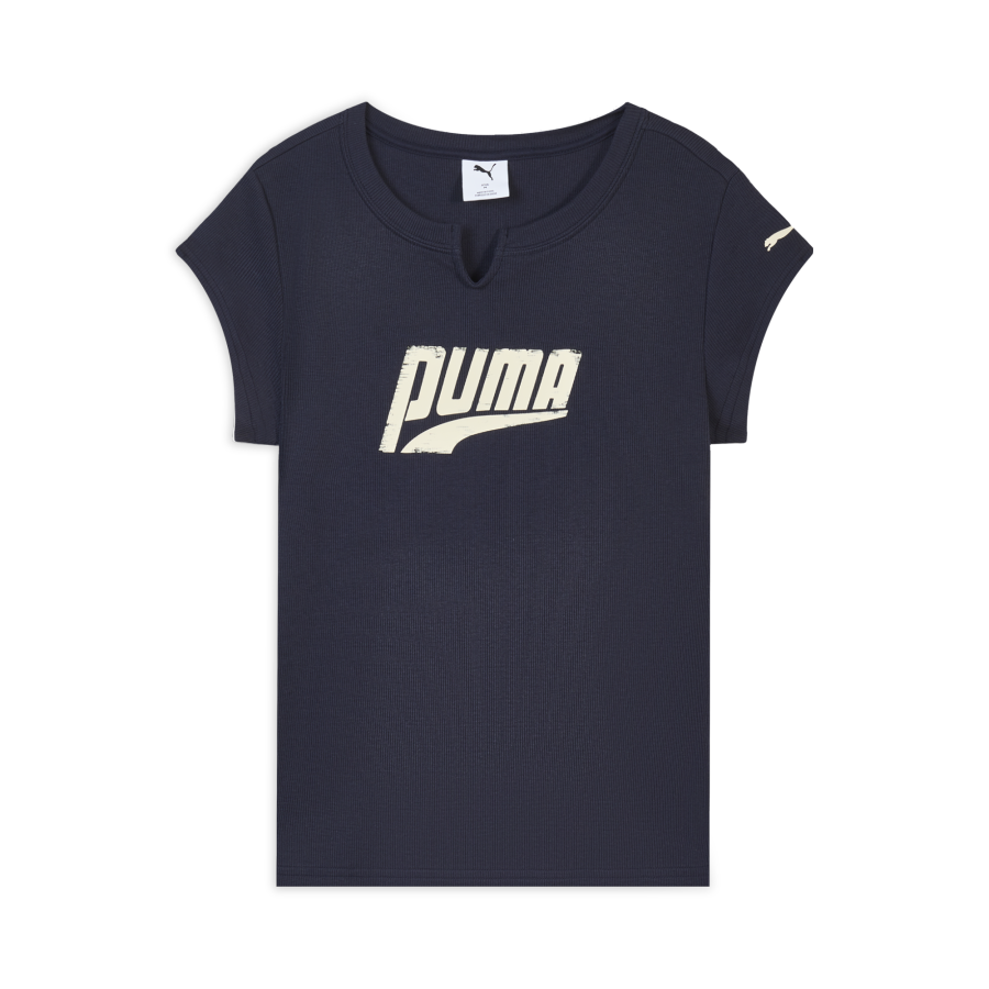 PUMA GRAPHICS Regular Sleeve T Shirt Women's