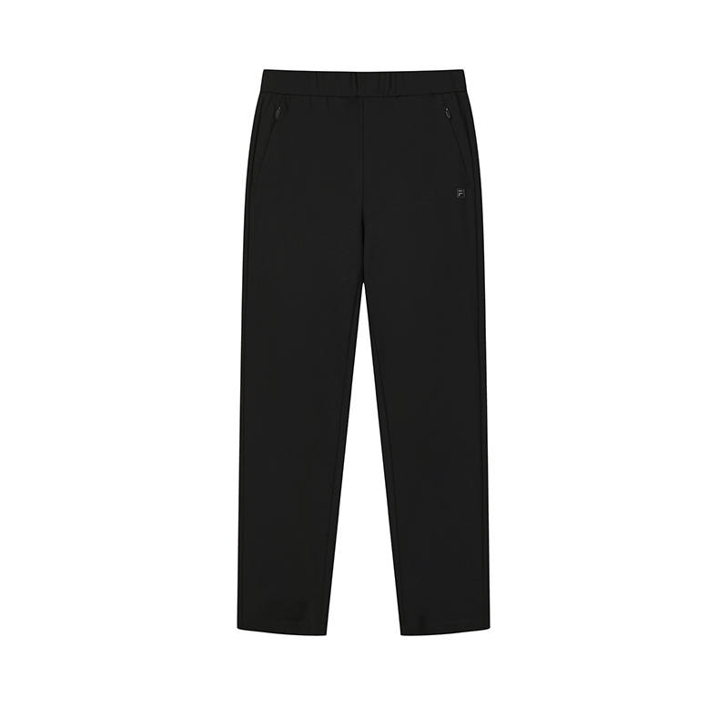 FILA WHITE Casual Pants Women's Jet Black