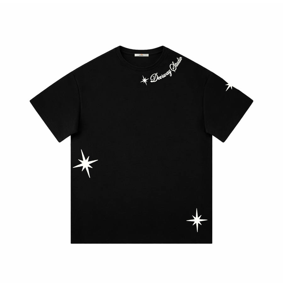DEERWAY T Shirts Unisex Crew Neck Moderate Straight Fit