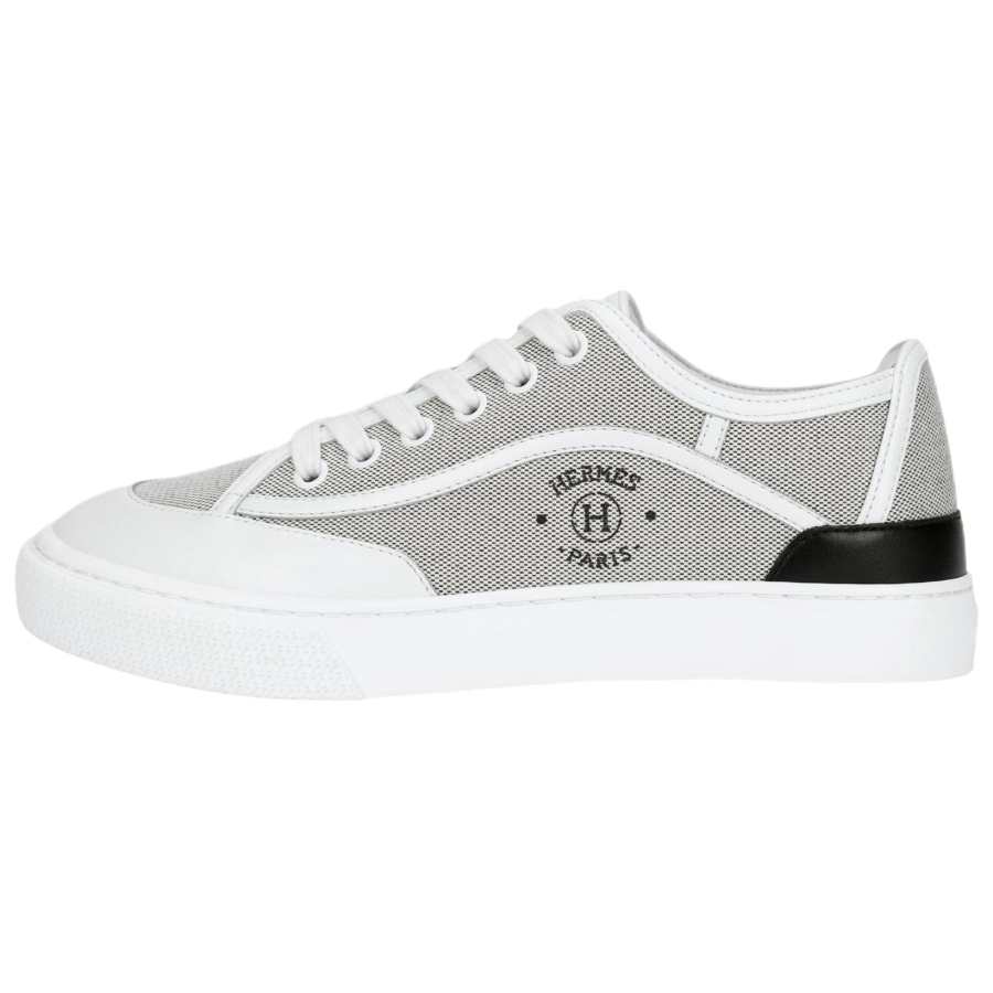 HERMES HERMES Get Low top Canvas Shoes Women's Gray