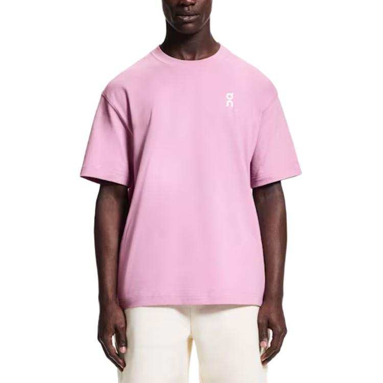 On T Shirts Men's Cherry Blossom Pink Crew Neck