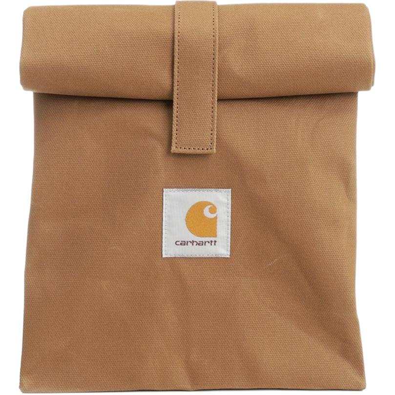 Carhartt WIP Cotton Lunch Bags Travel Organizers Unisex Brown