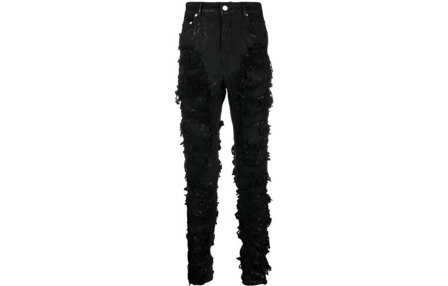RICK OWENS Drkshdw Distressed Slim Fit Jeans