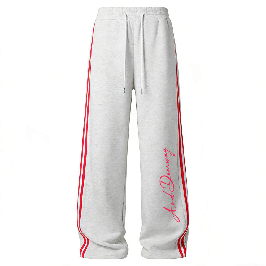 DEERWAY Casual Pants Unisex Moderate Straight Fit Pants