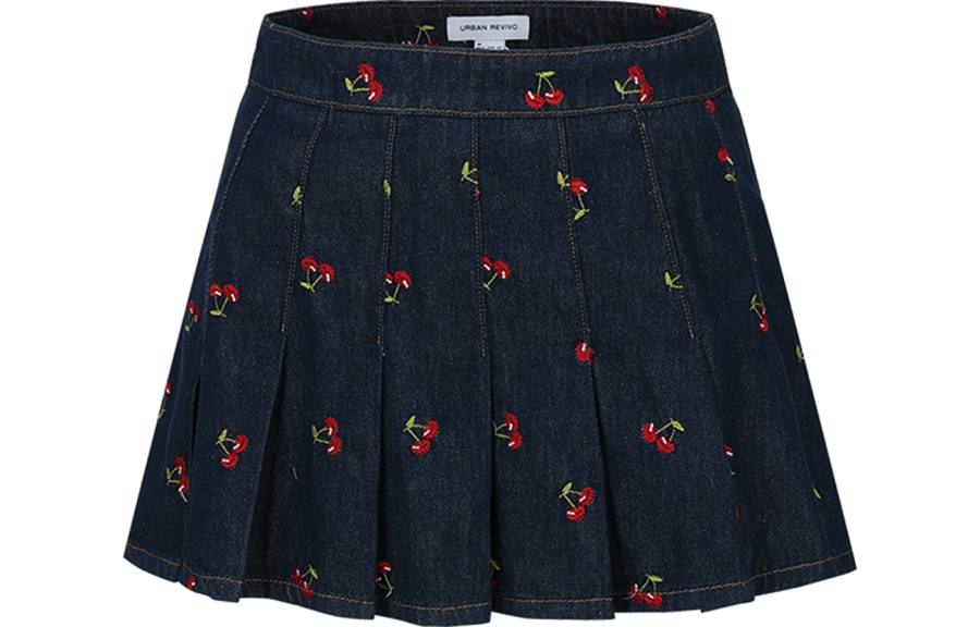 URBAN REVIVO Denim Short Skirts Women's