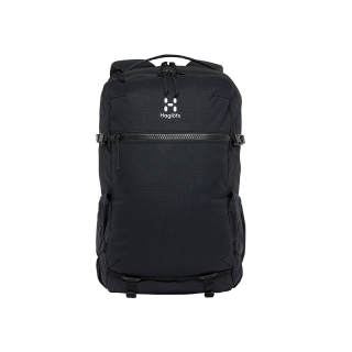 HAGLÖFS Polyamide Backpack Regular Unisex Black, Cinnamon Brown
