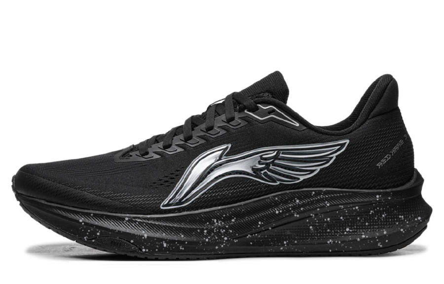 Li-Ning Li Ning Red Hare 9 Jacquard Cushioning Breathable Low top Casual Racing Running Shoes Men's Gray Black