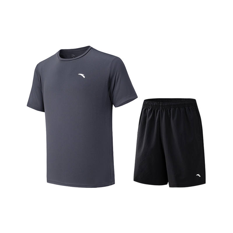 Anta Basketball Suit Men's Men's Gray Clothing