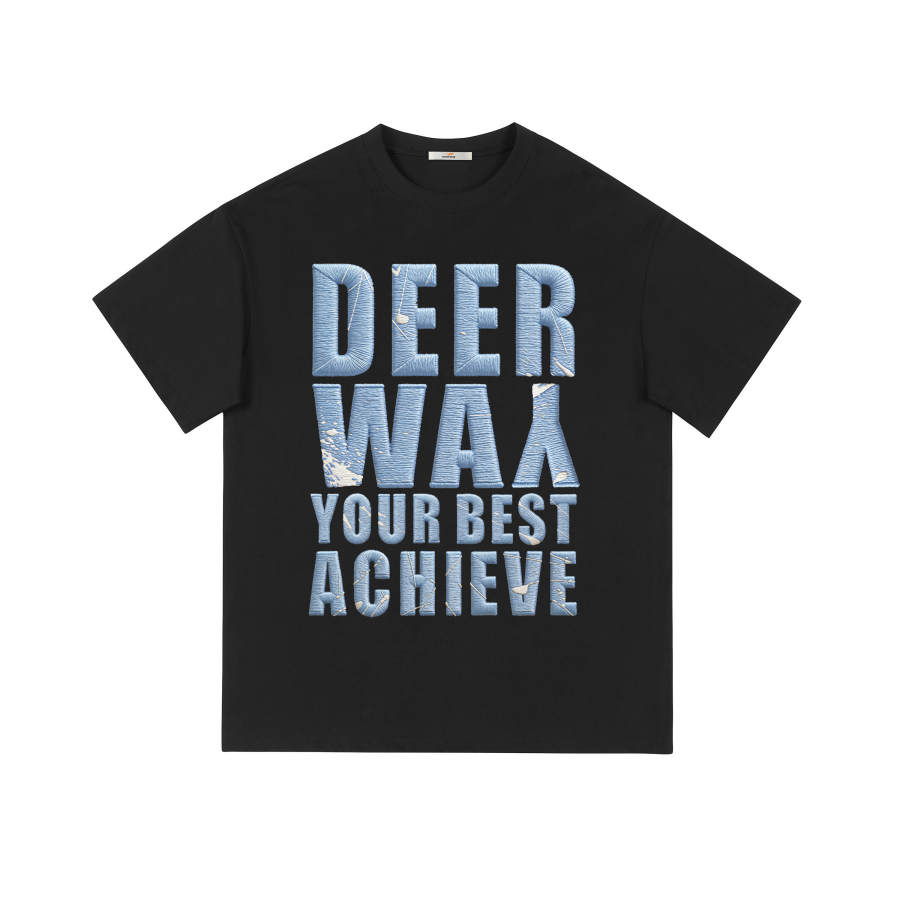DEERWAY T Shirts Unisex Crew Neck Moderate Straight Fit