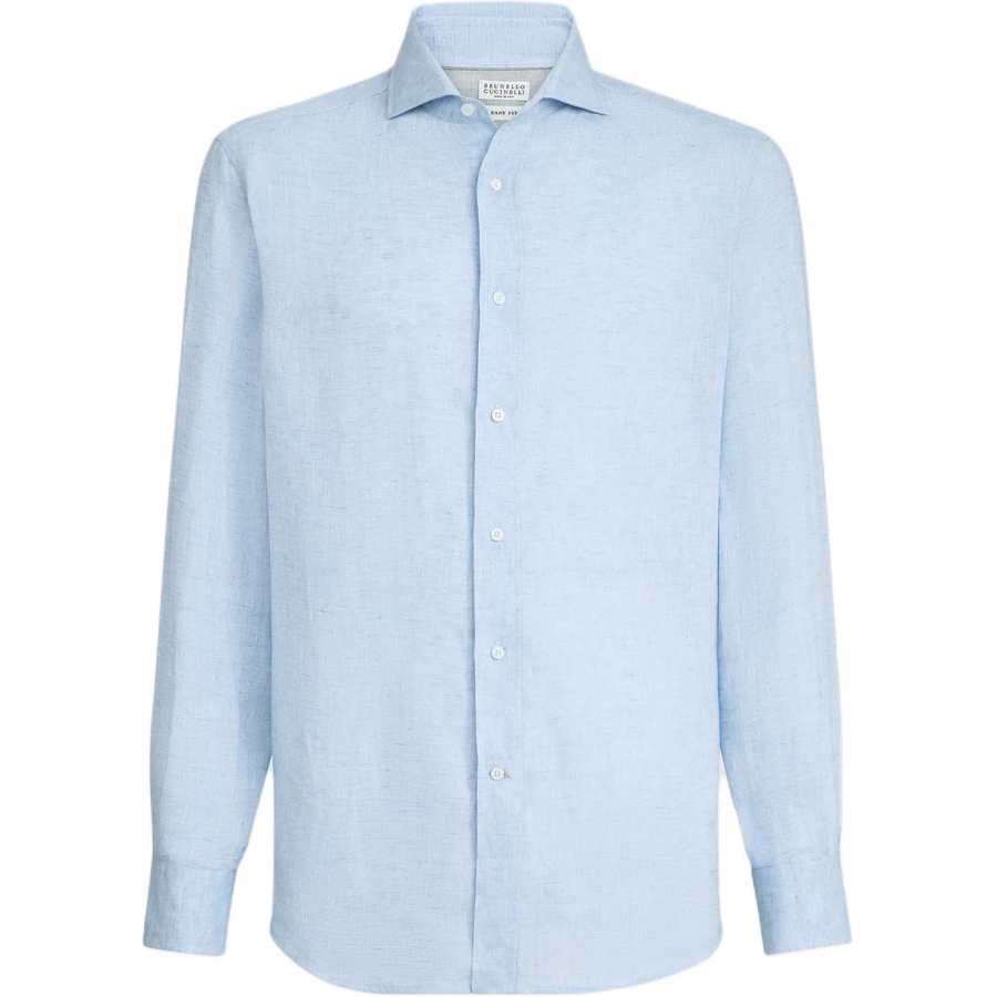 Brunello Cucinelli long-sleeve cotton shirt