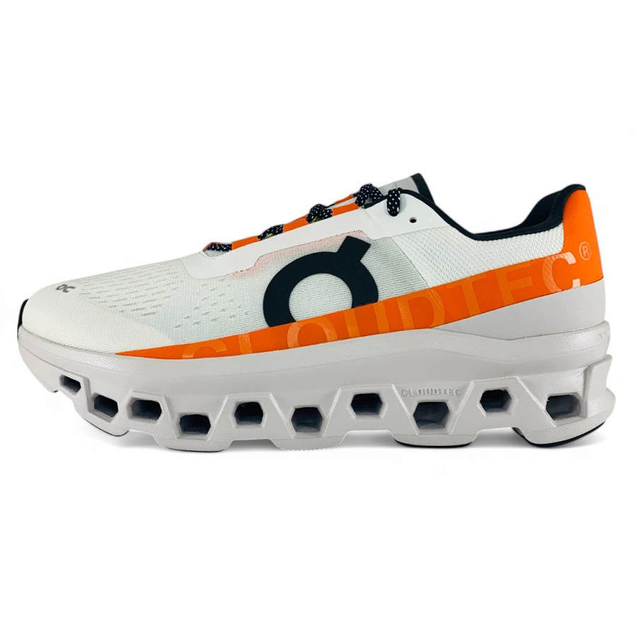 On On Running CloudmOnster Undyed White Flame