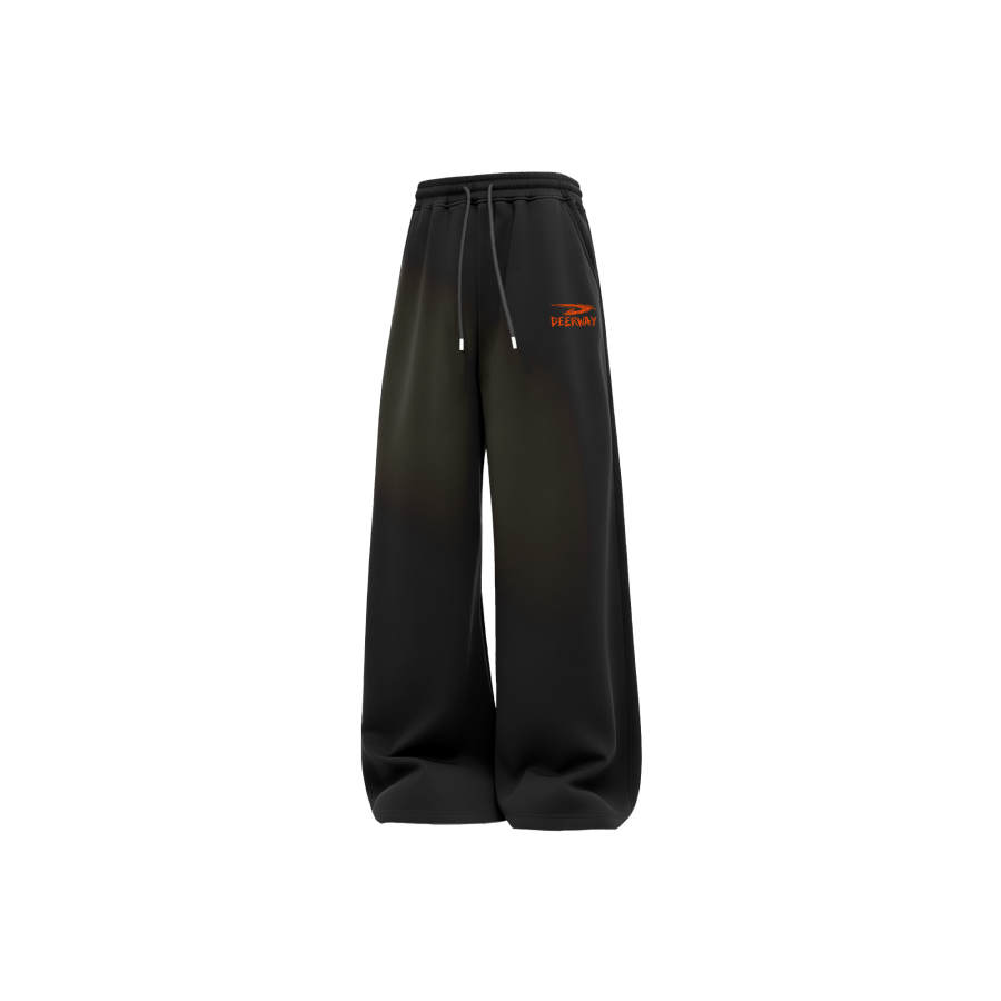 DEERWAY Casual Pants Unisex Moderate Wide Leg Pants