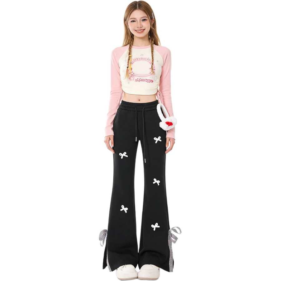 JBBCN Casual Pants Women's Moderate Straight Fit Pants